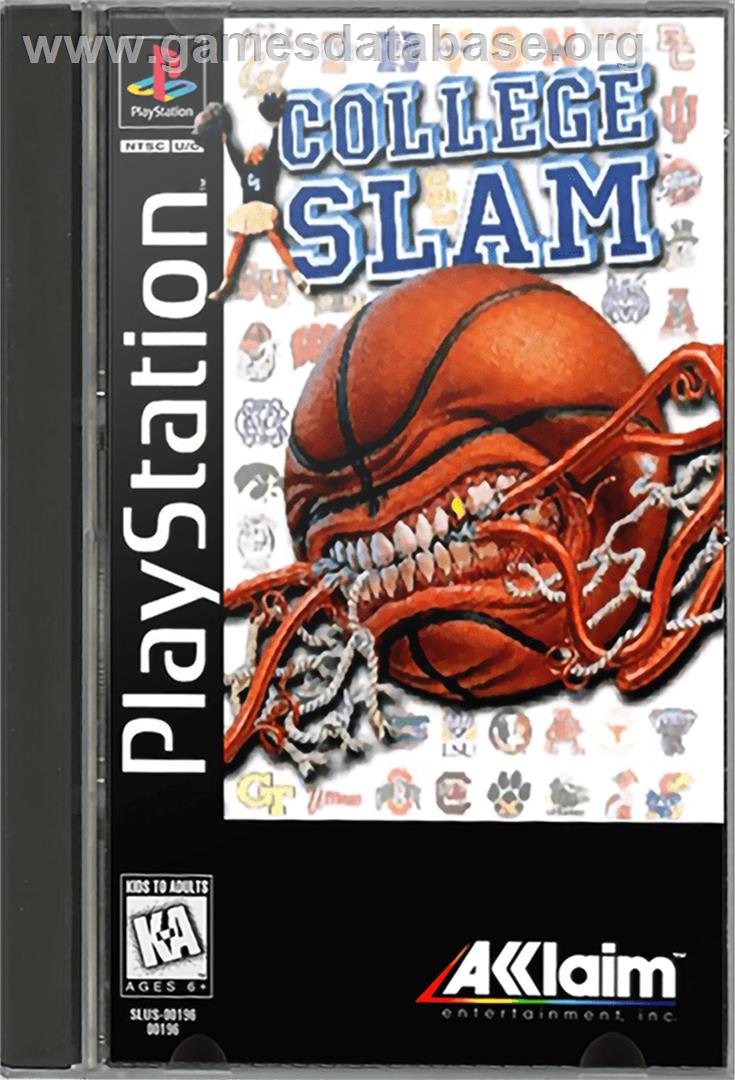 College Slam - Sony Playstation - Artwork - Box