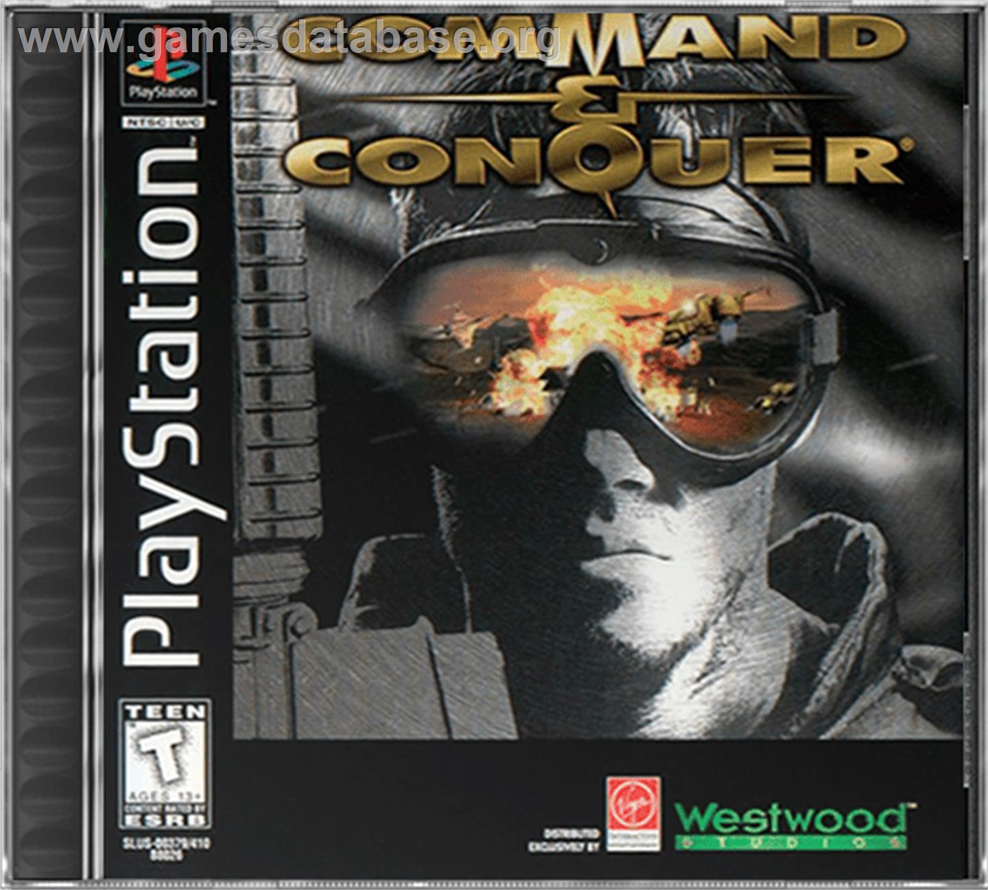 Command & Conquer: Red Alert - Sony Playstation - Artwork - Box
