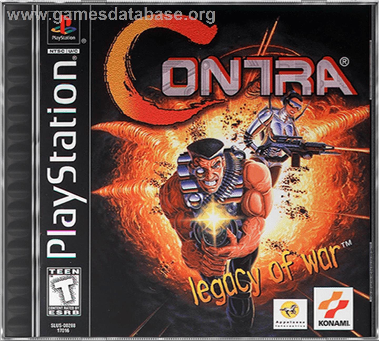 Contra: Legacy of War - Sony Playstation - Artwork - Box