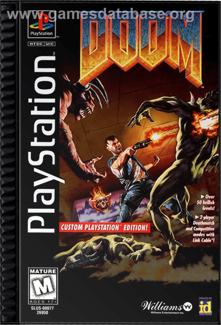 DOOM - Sony Playstation - Artwork - Box