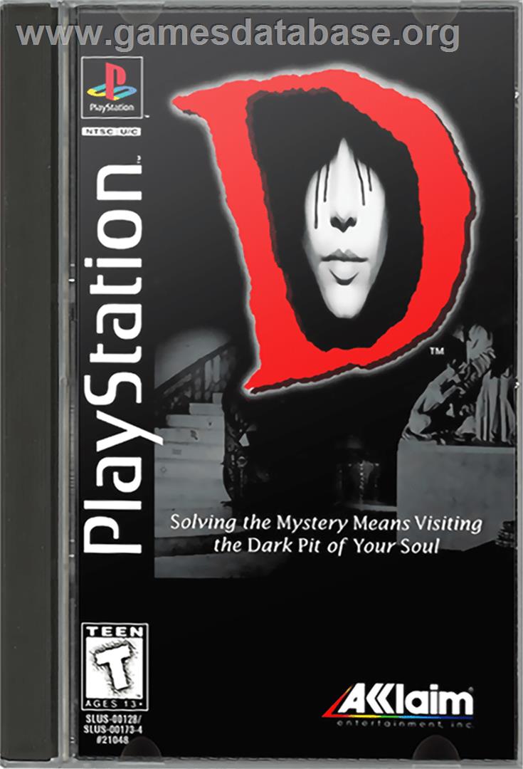 D - Sony Playstation - Artwork - Box