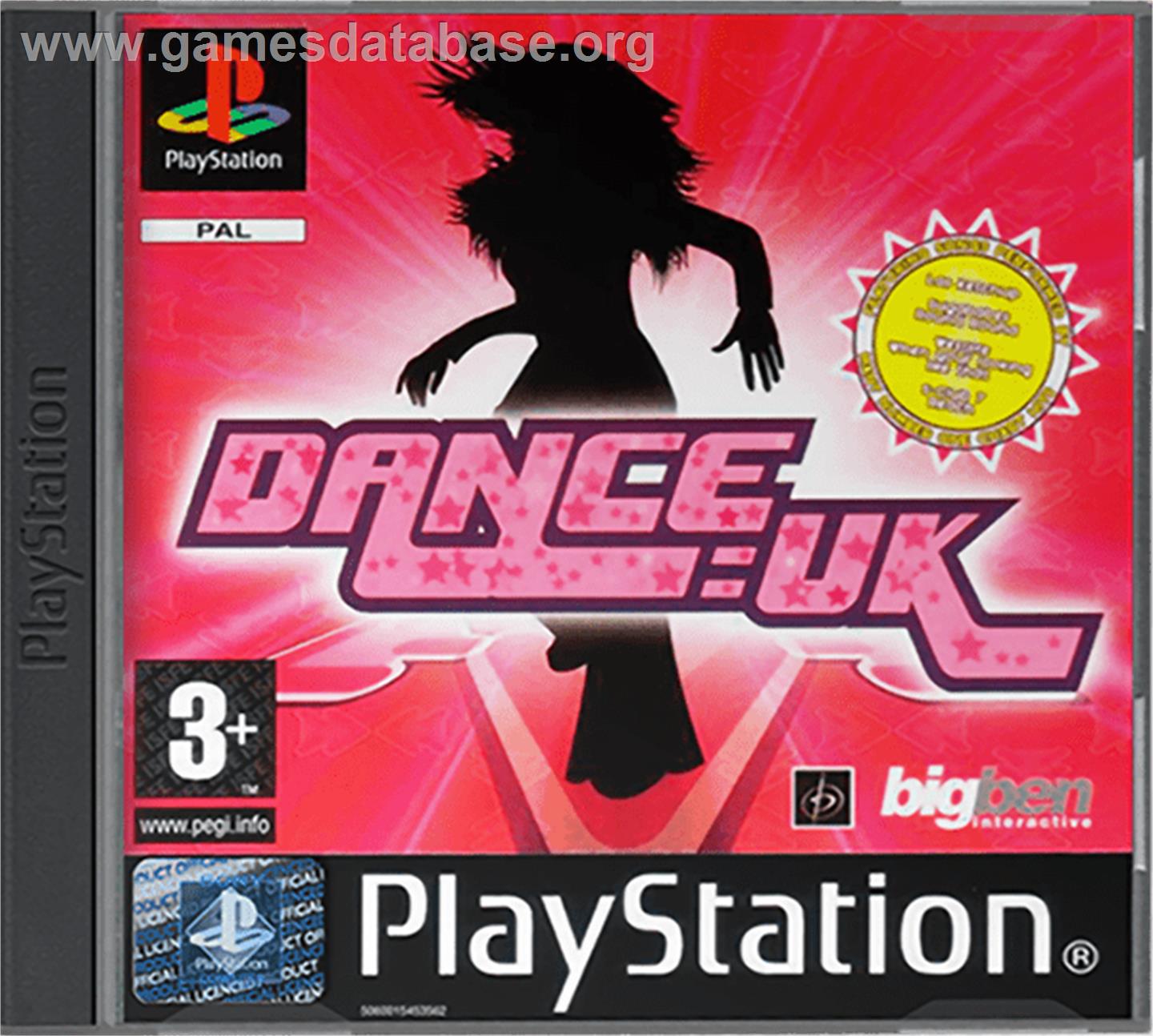 Dance:UK - Sony Playstation - Artwork - Box