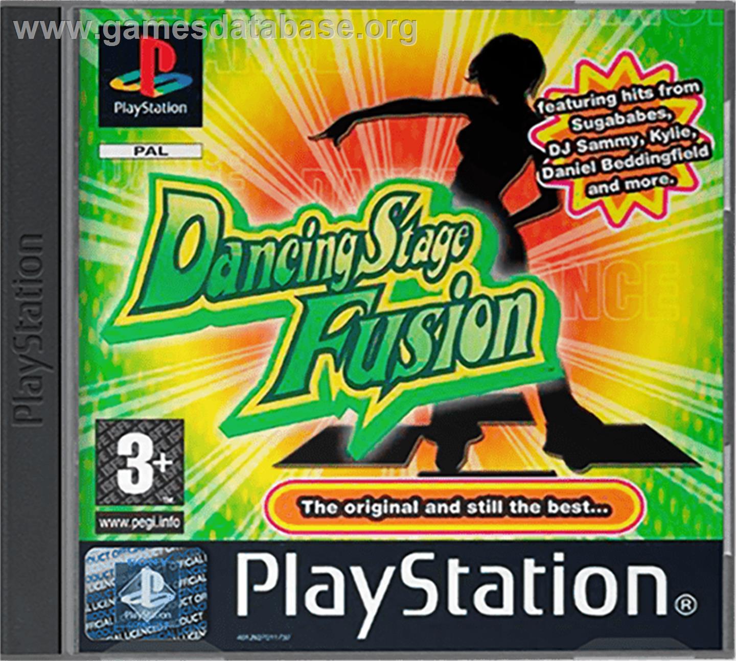 Dancing Stage Fusion - Sony Playstation - Artwork - Box
