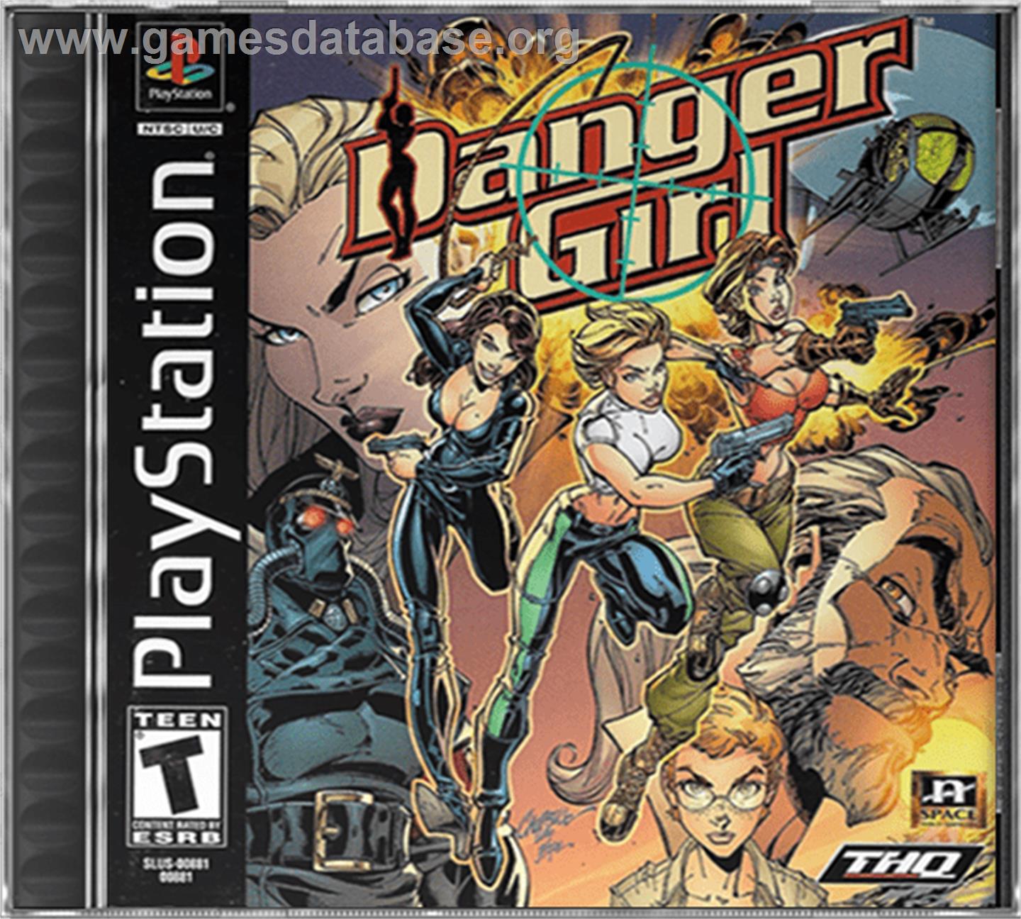 Danger Girl - Sony Playstation - Artwork - Box