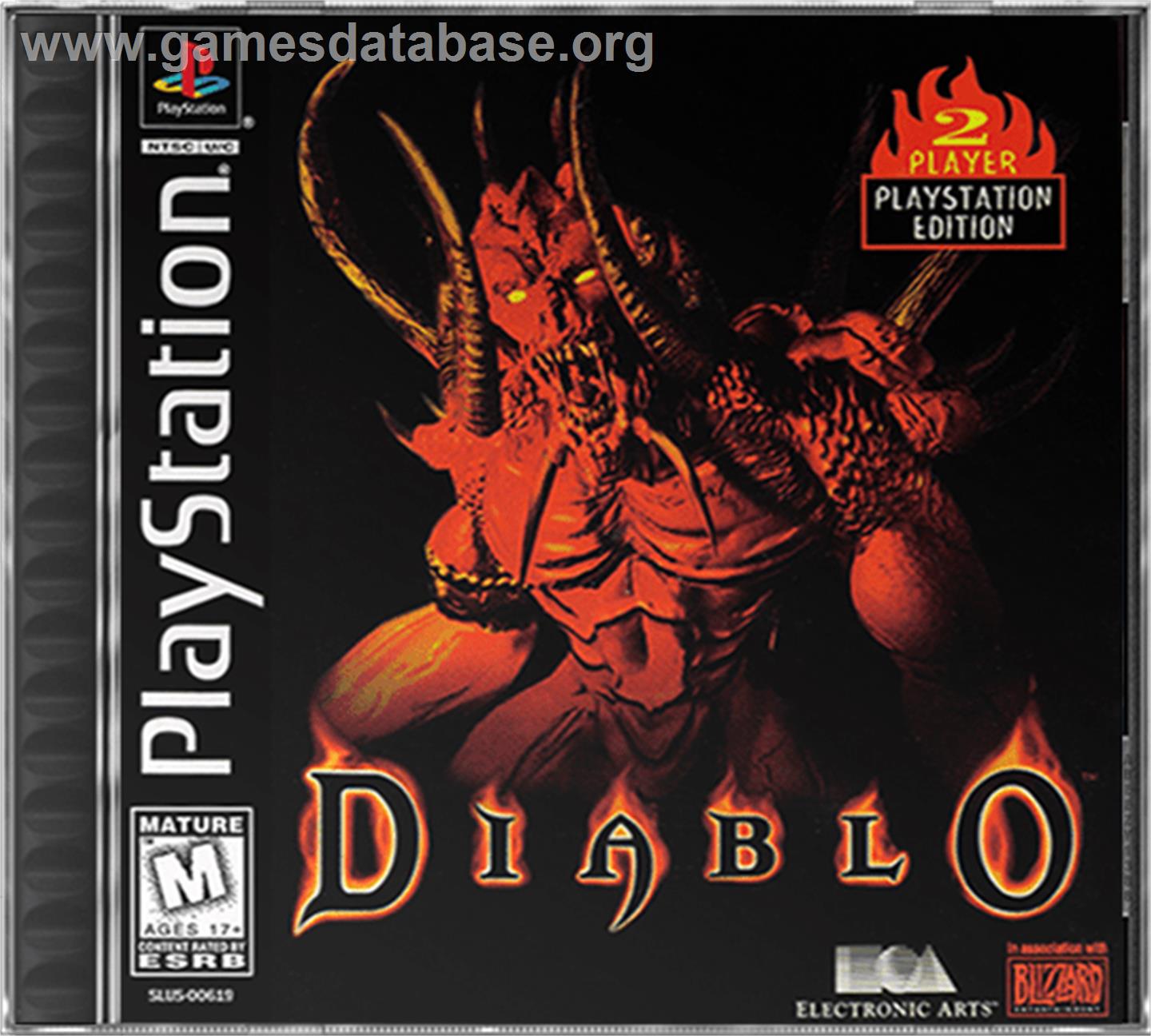 Diablo - Sony Playstation - Artwork - Box