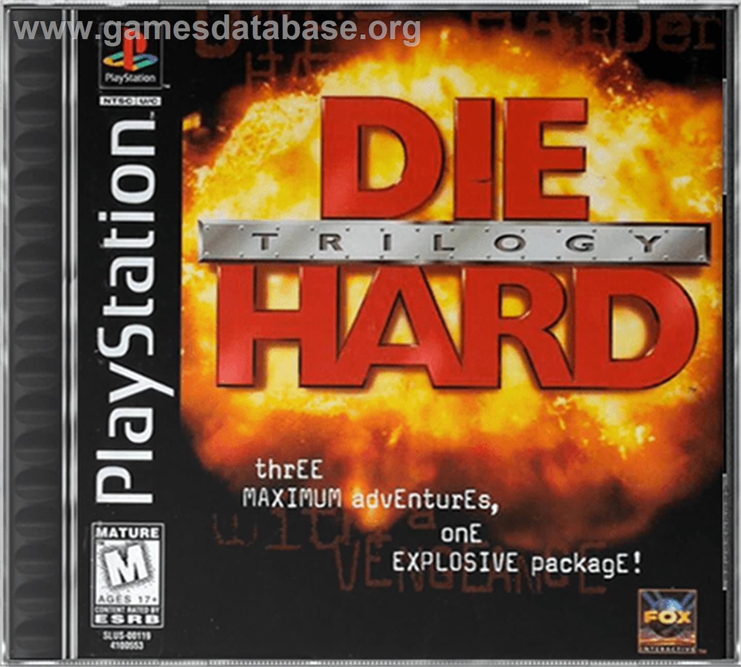 Die Hard Trilogy - Sony Playstation - Artwork - Box