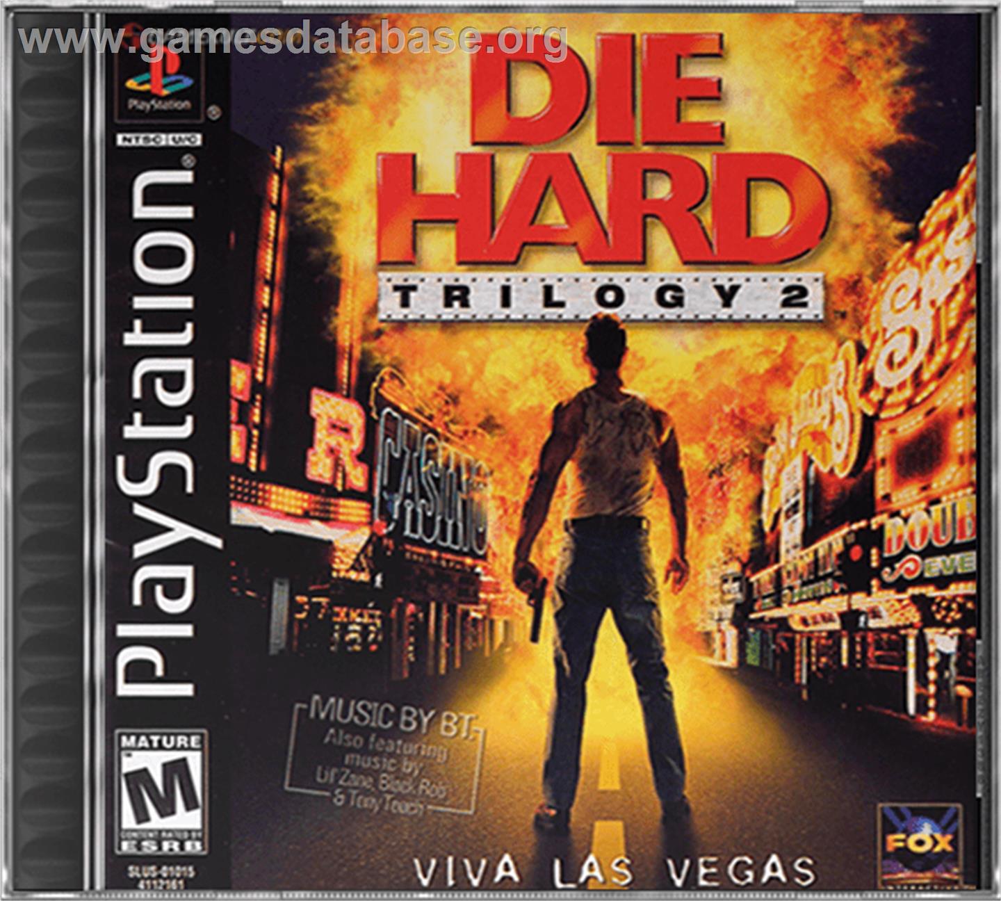Die Hard Trilogy 2: Viva Las Vegas - Sony Playstation - Artwork - Box