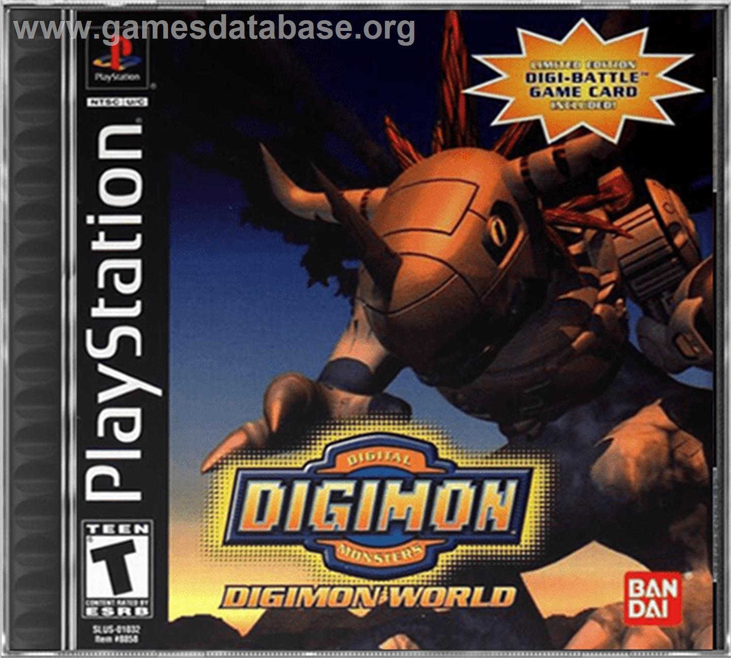 Digimon World - Sony Playstation - Artwork - Box