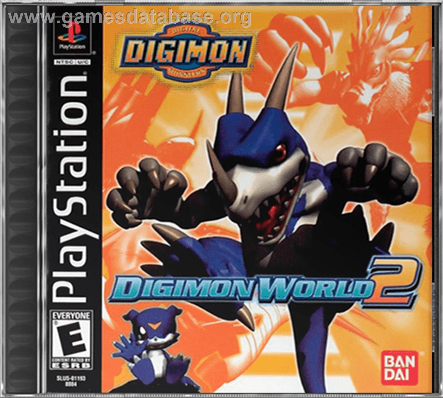 Digimon World 2 - Sony Playstation - Artwork - Box