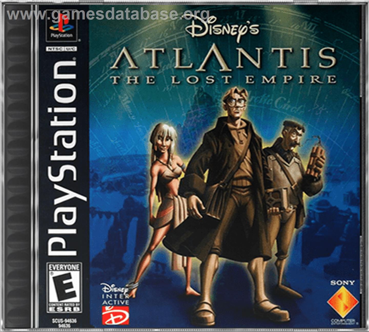 Disney's Atlantis: The Lost Empire - Sony Playstation - Artwork - Box