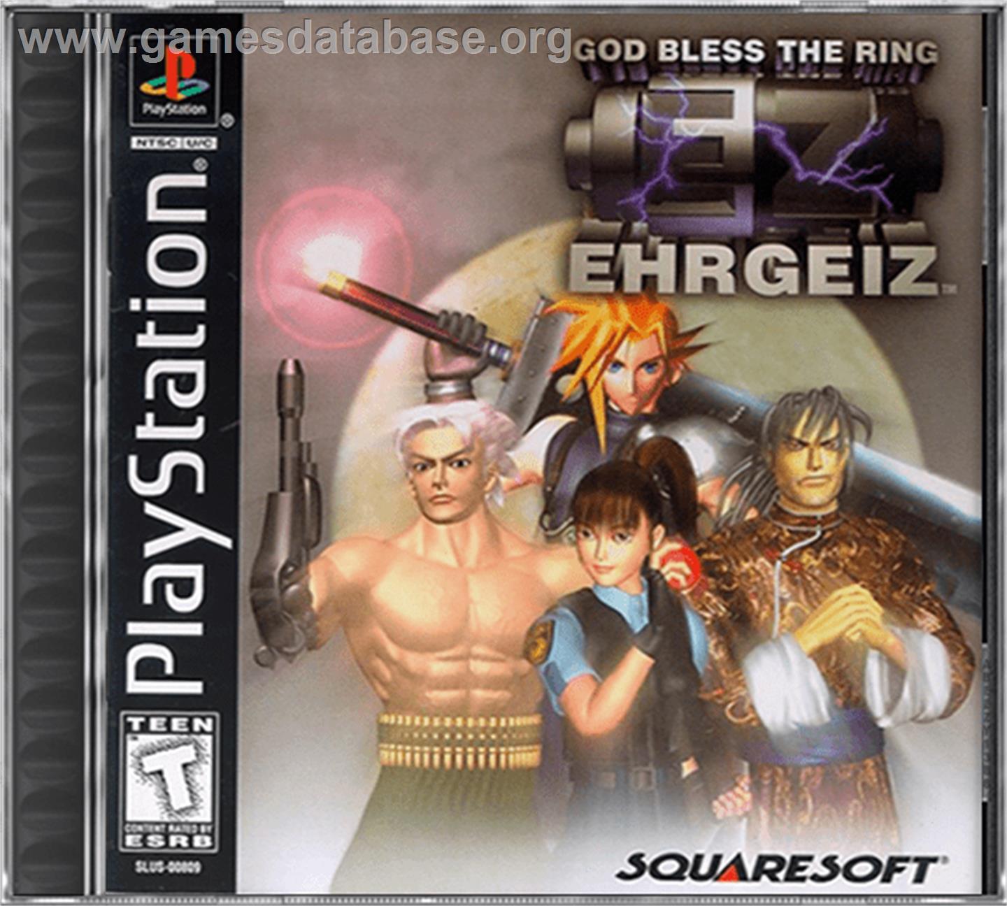Ehrgeiz: God Bless the Ring - Sony Playstation - Artwork - Box