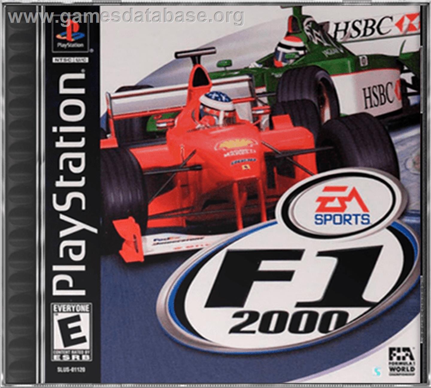 F1 2000 - Sony Playstation - Artwork - Box
