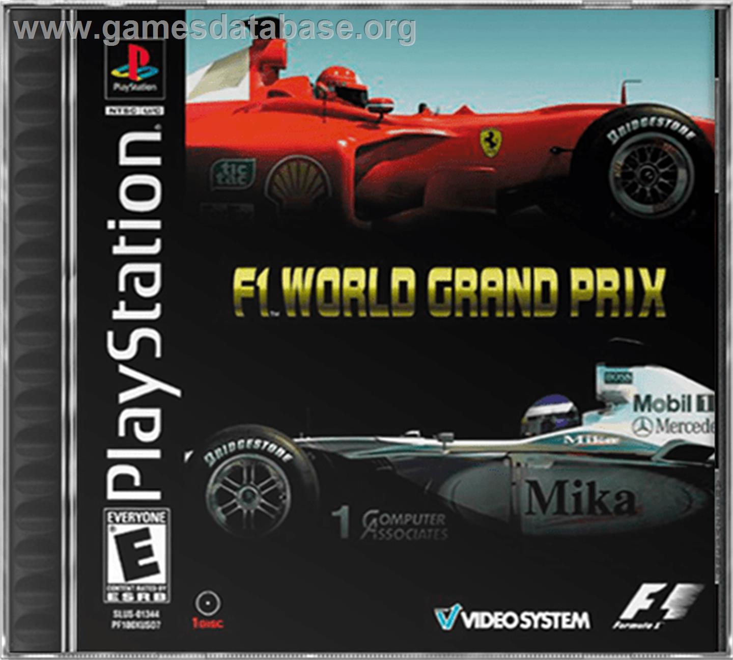 F1 World Grand Prix - Sony Playstation - Artwork - Box
