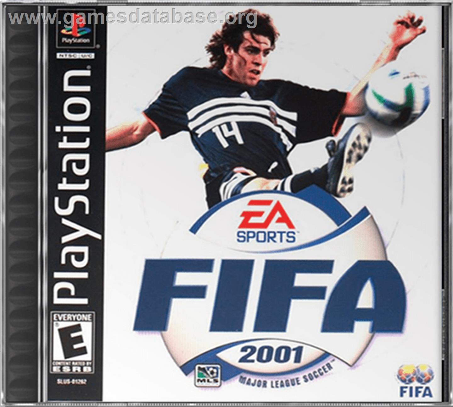 FIFA 2001 - Sony Playstation - Artwork - Box
