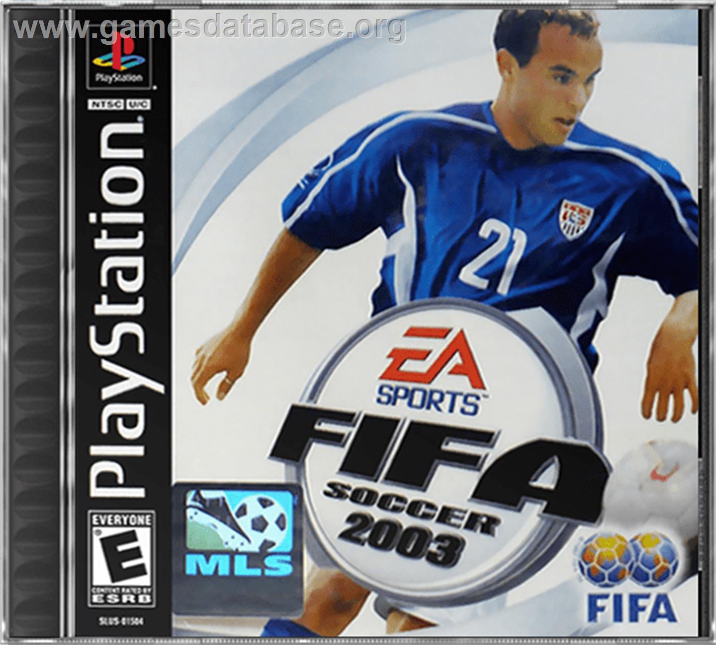 FIFA Soccer 2003 - Sony Playstation - Artwork - Box