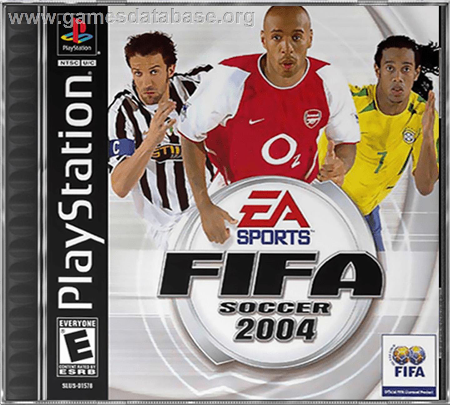 FIFA Soccer 2004 - Sony Playstation - Artwork - Box