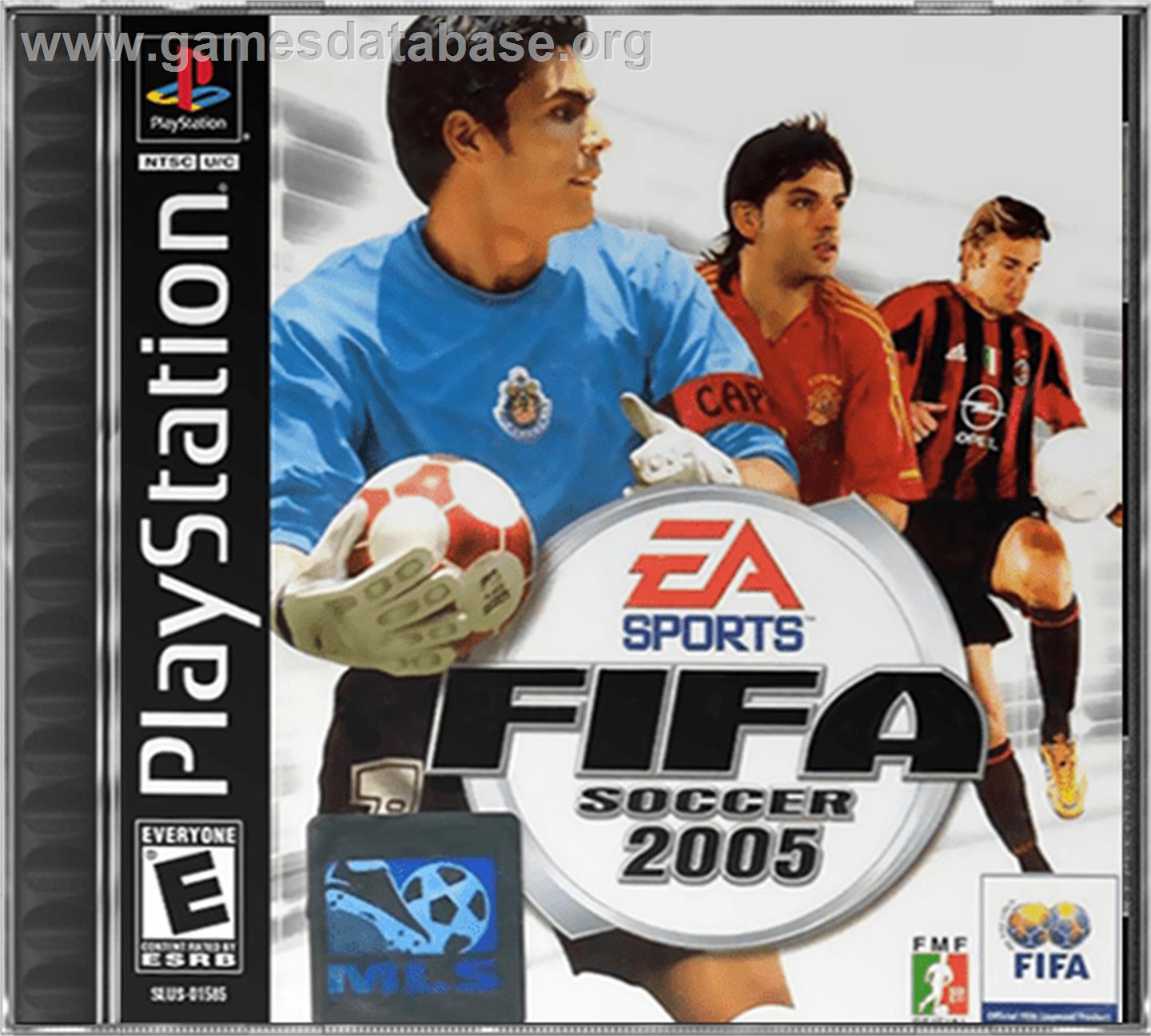 FIFA Soccer 2005 - Sony Playstation - Artwork - Box