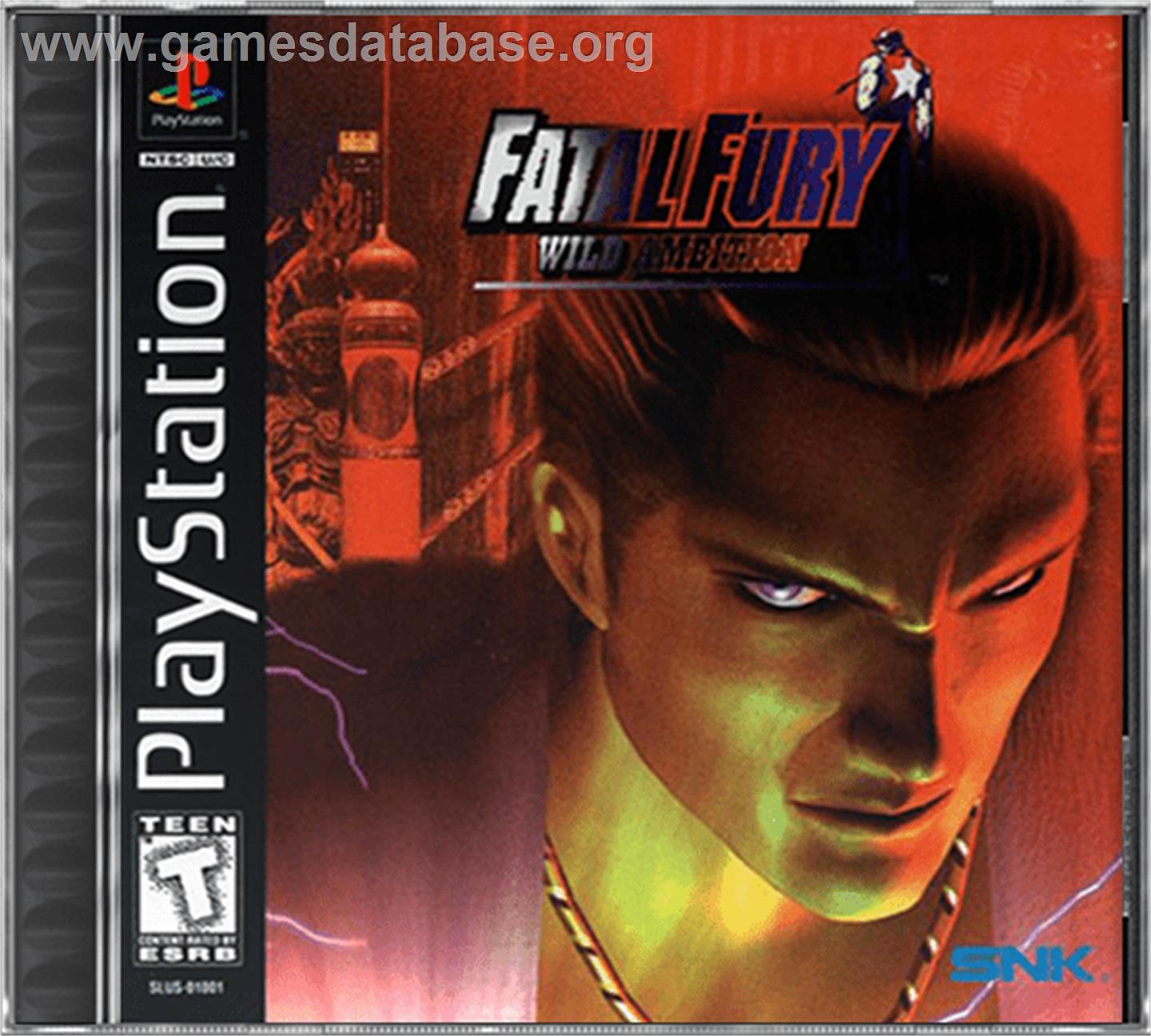Fatal Fury: Wild Ambition - Sony Playstation - Artwork - Box