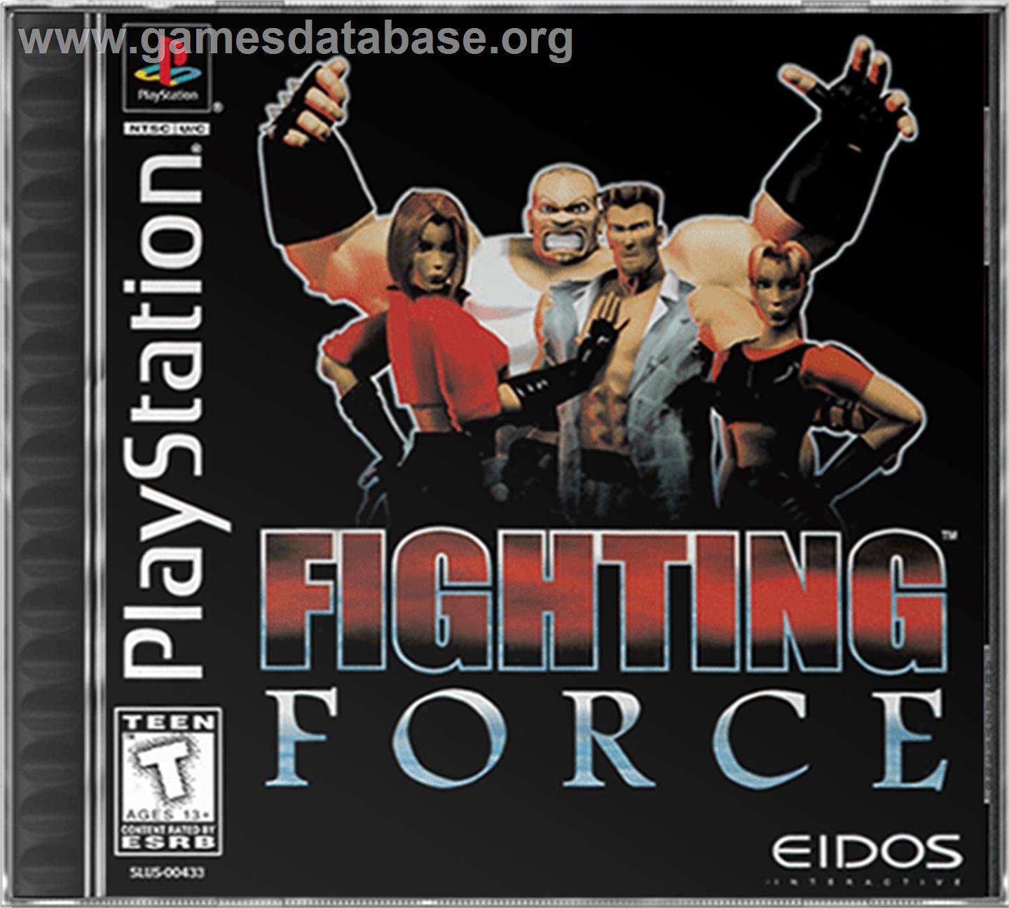 Fighting Force - Sony Playstation - Artwork - Box