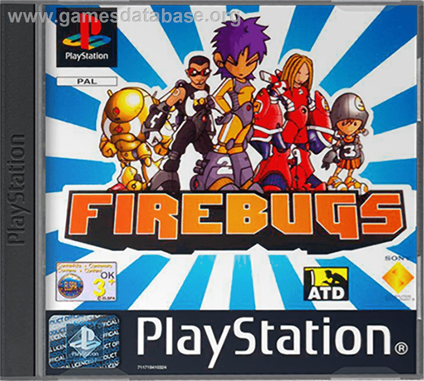 Firebugs - Sony Playstation - Artwork - Box