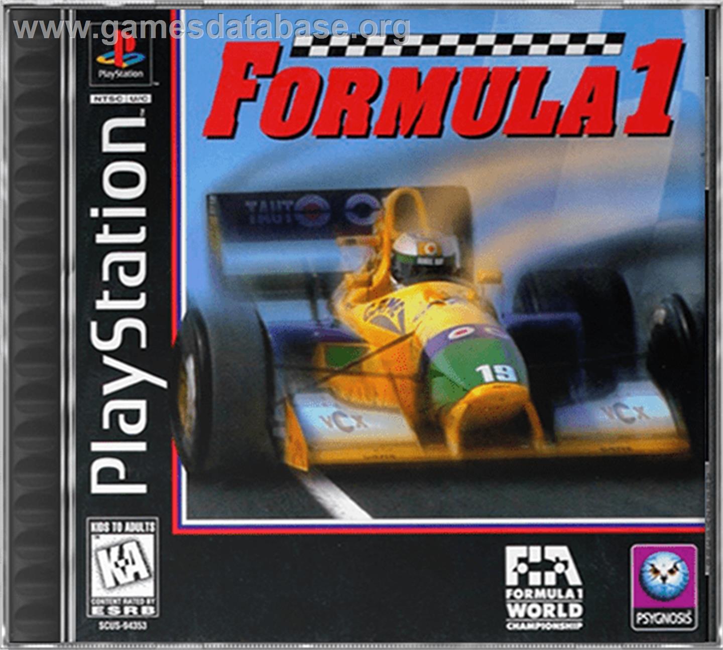 Formula 1 - Sony Playstation - Artwork - Box