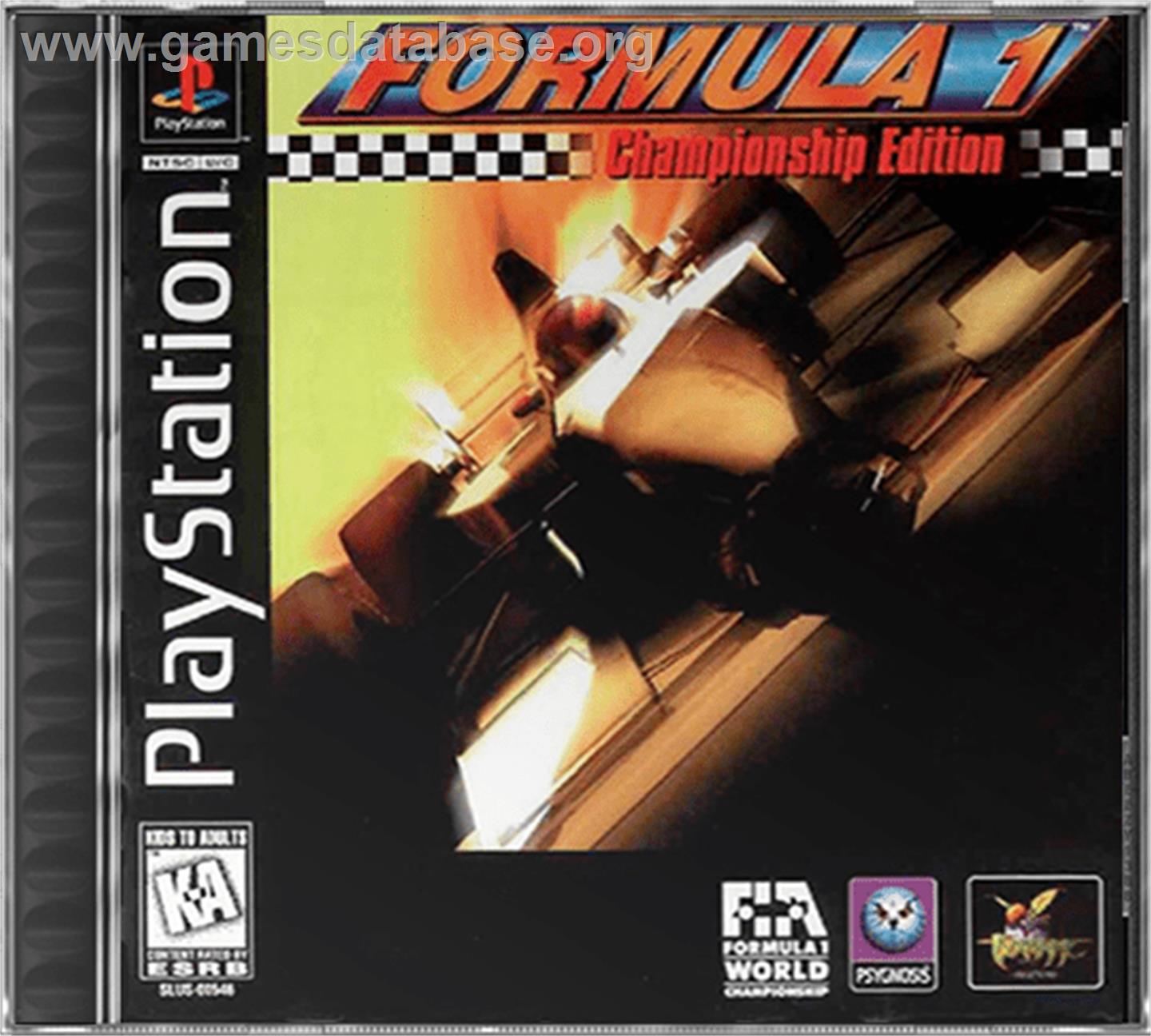 Formula 1 Championship Edition - Sony Playstation - Artwork - Box