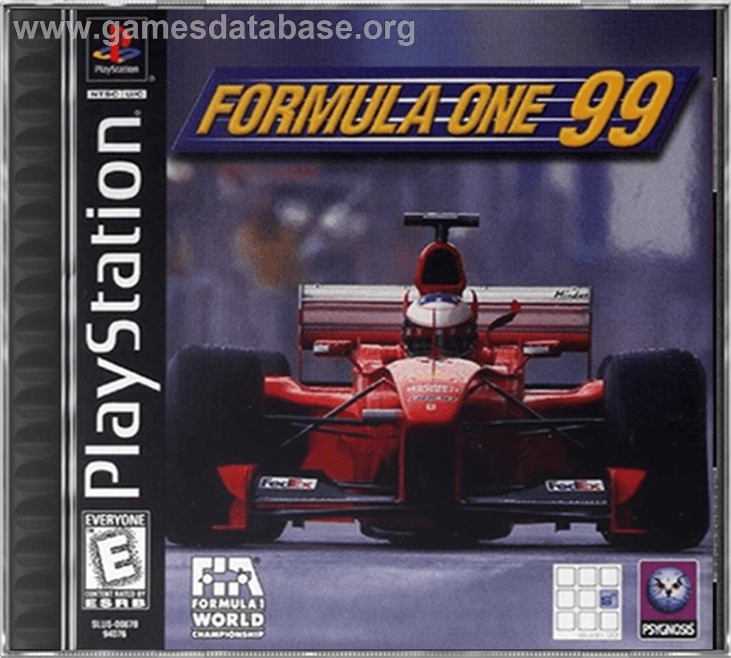 Formula One 99 - Sony Playstation - Artwork - Box