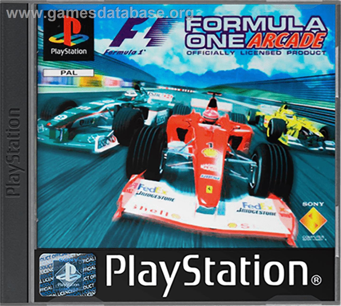Formula One Arcade - Sony Playstation - Artwork - Box