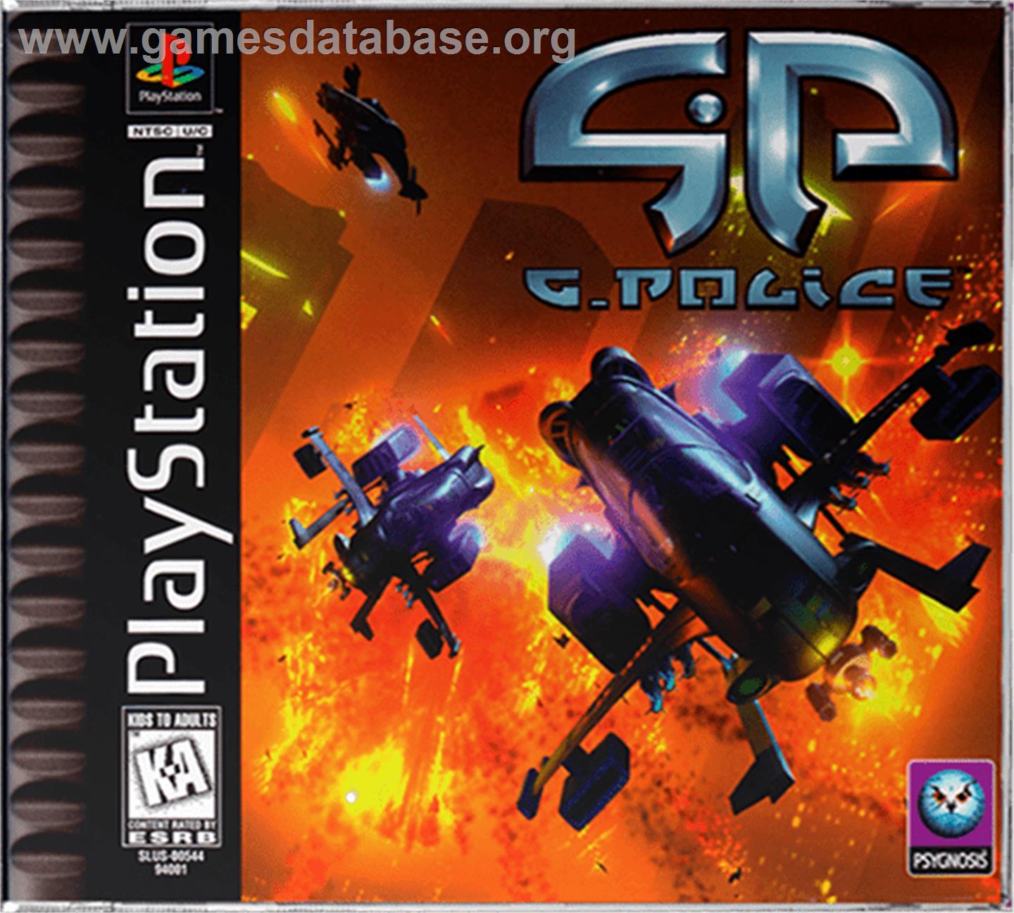 G-Police: Weapons of Justice - Sony Playstation - Artwork - Box