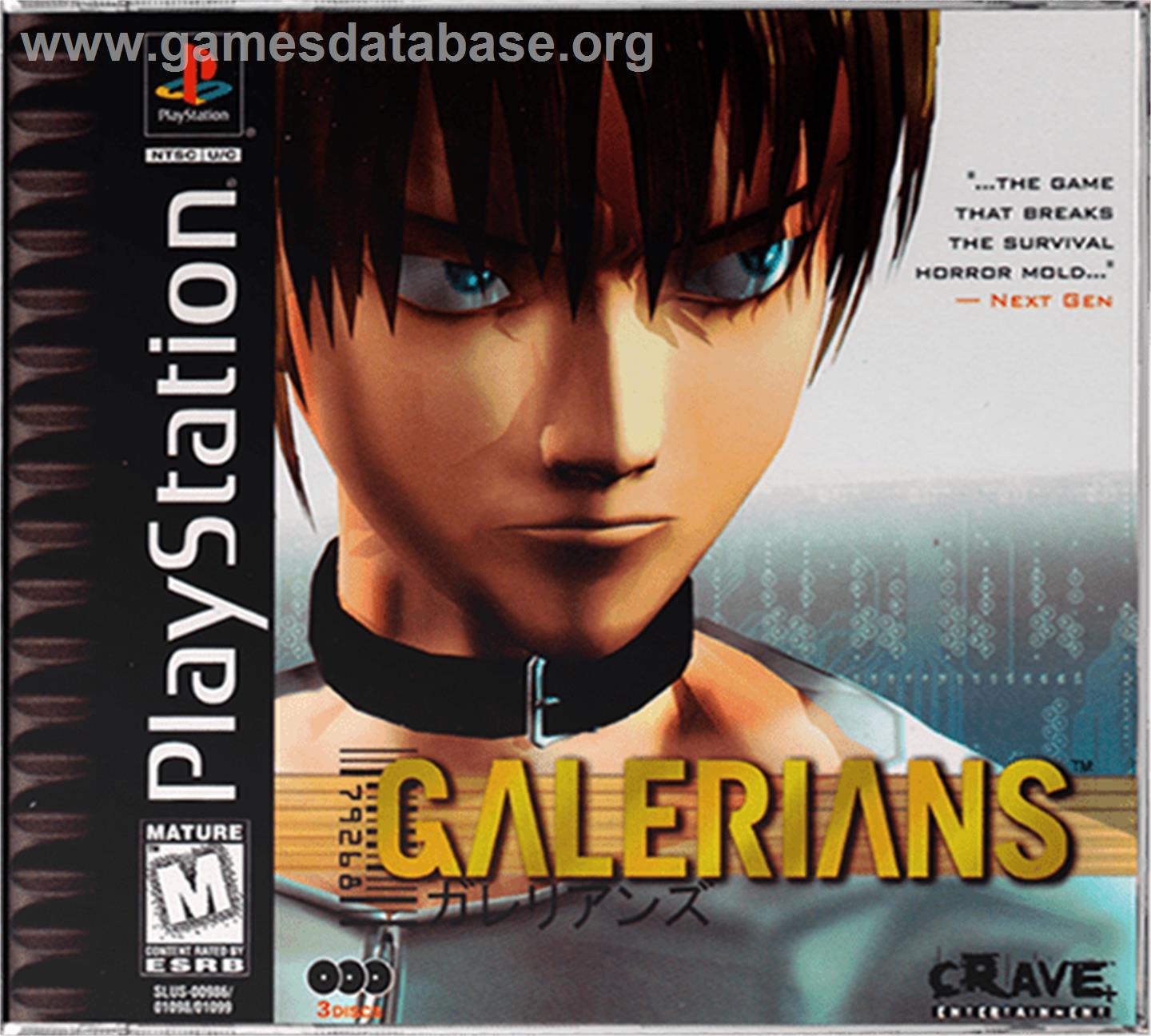 Galerians - Sony Playstation - Artwork - Box