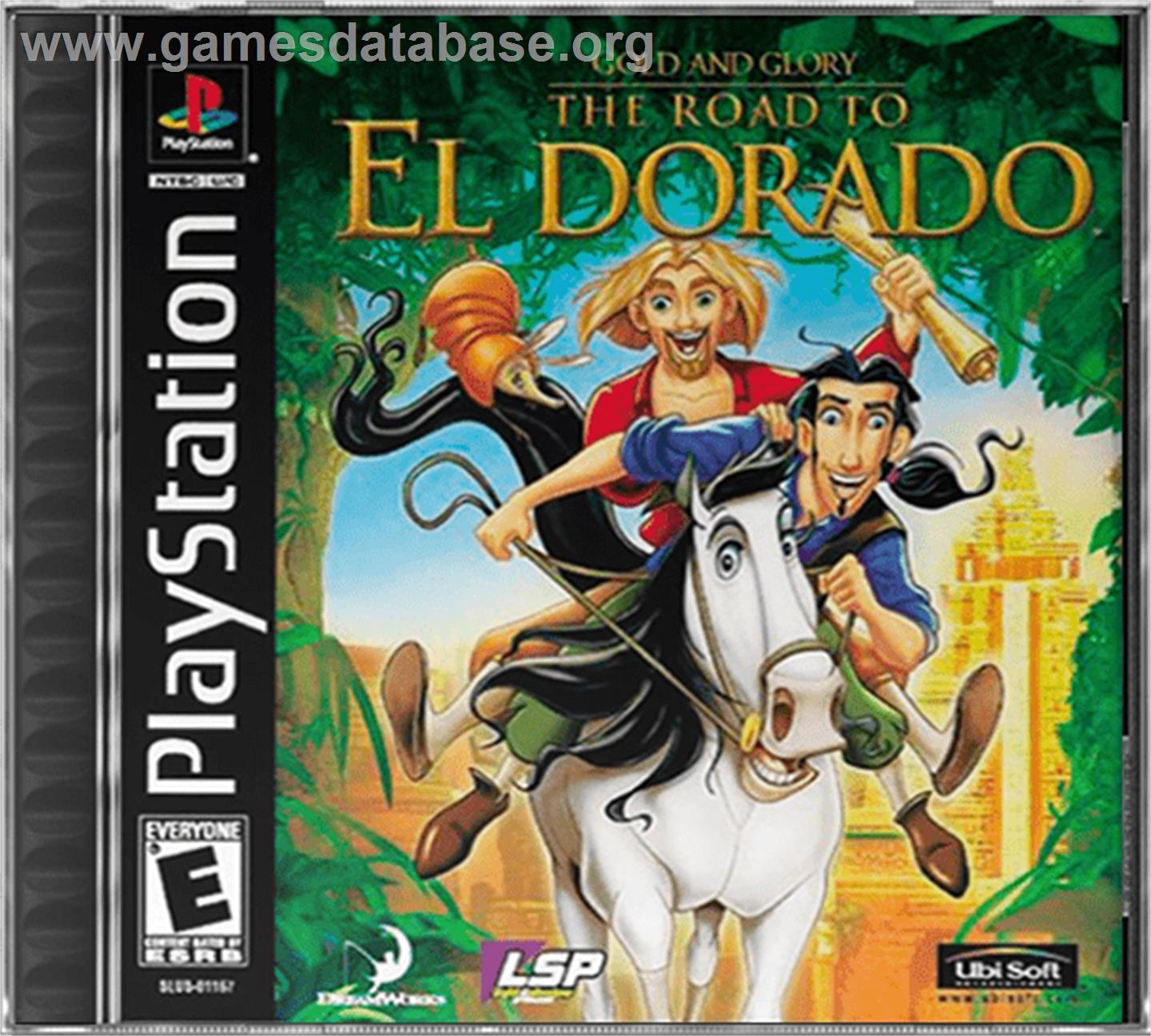 Gold and Glory: The Road to El Dorado - Sony Playstation - Artwork - Box