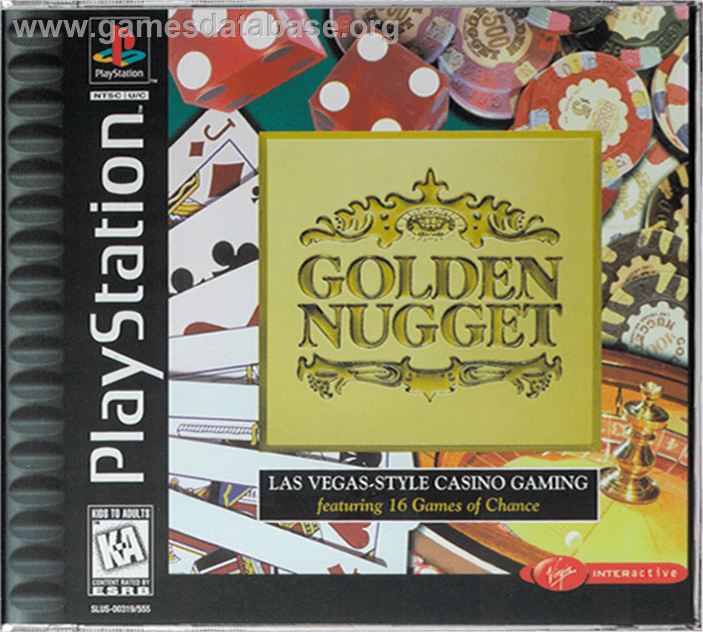 Golden Nugget - Sony Playstation - Artwork - Box