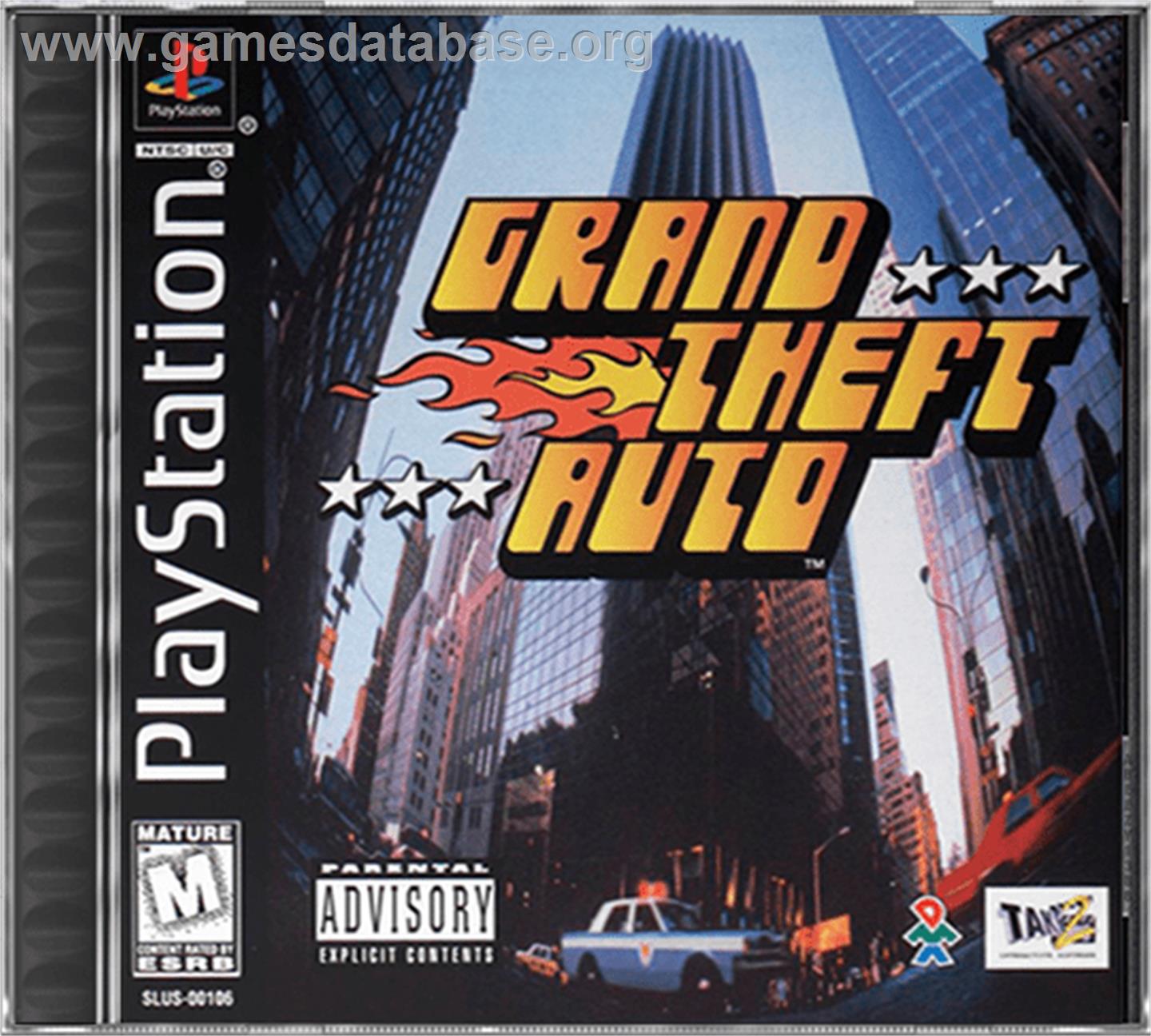 Grand Theft Auto: Director's Cut - Sony Playstation - Artwork - Box