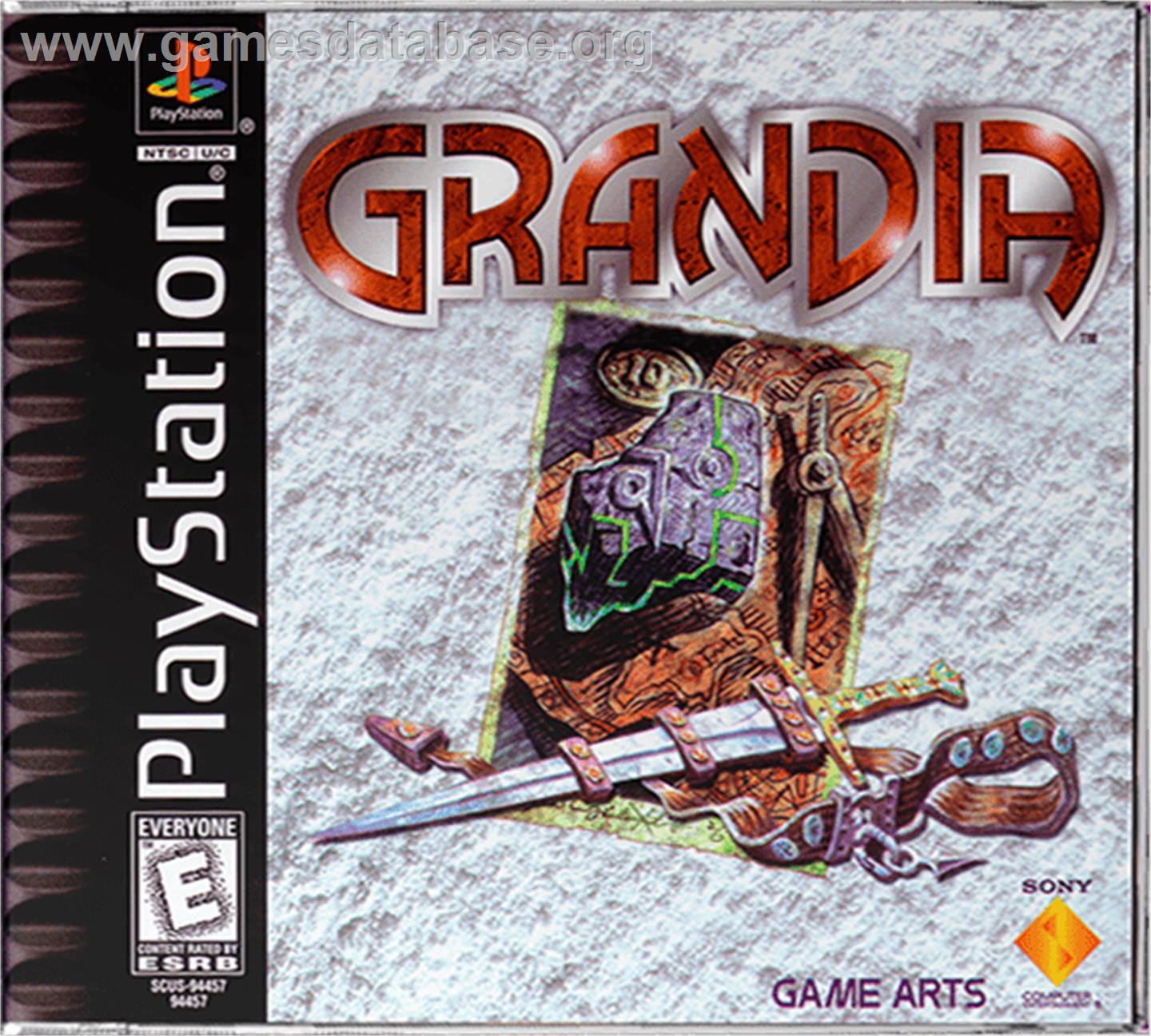 Grandia - Sony Playstation - Artwork - Box