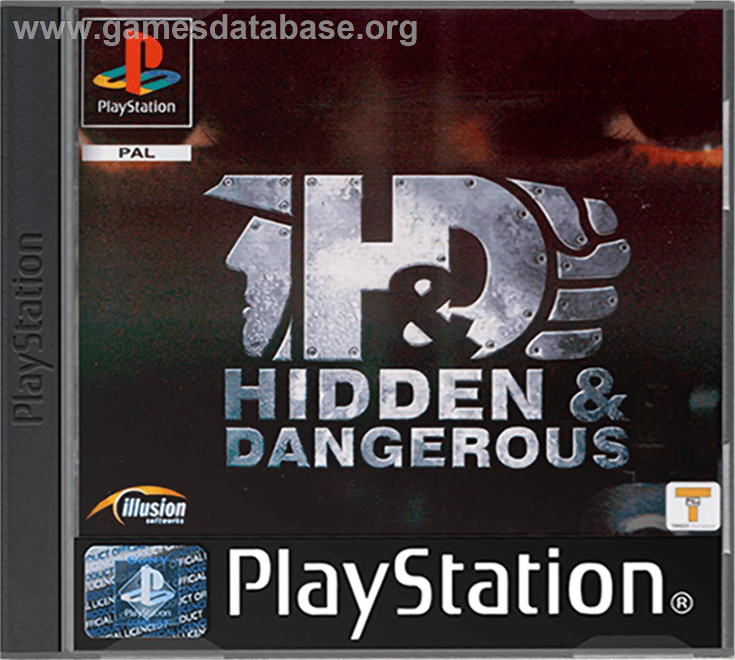 Hidden & Dangerous - Sony Playstation - Artwork - Box