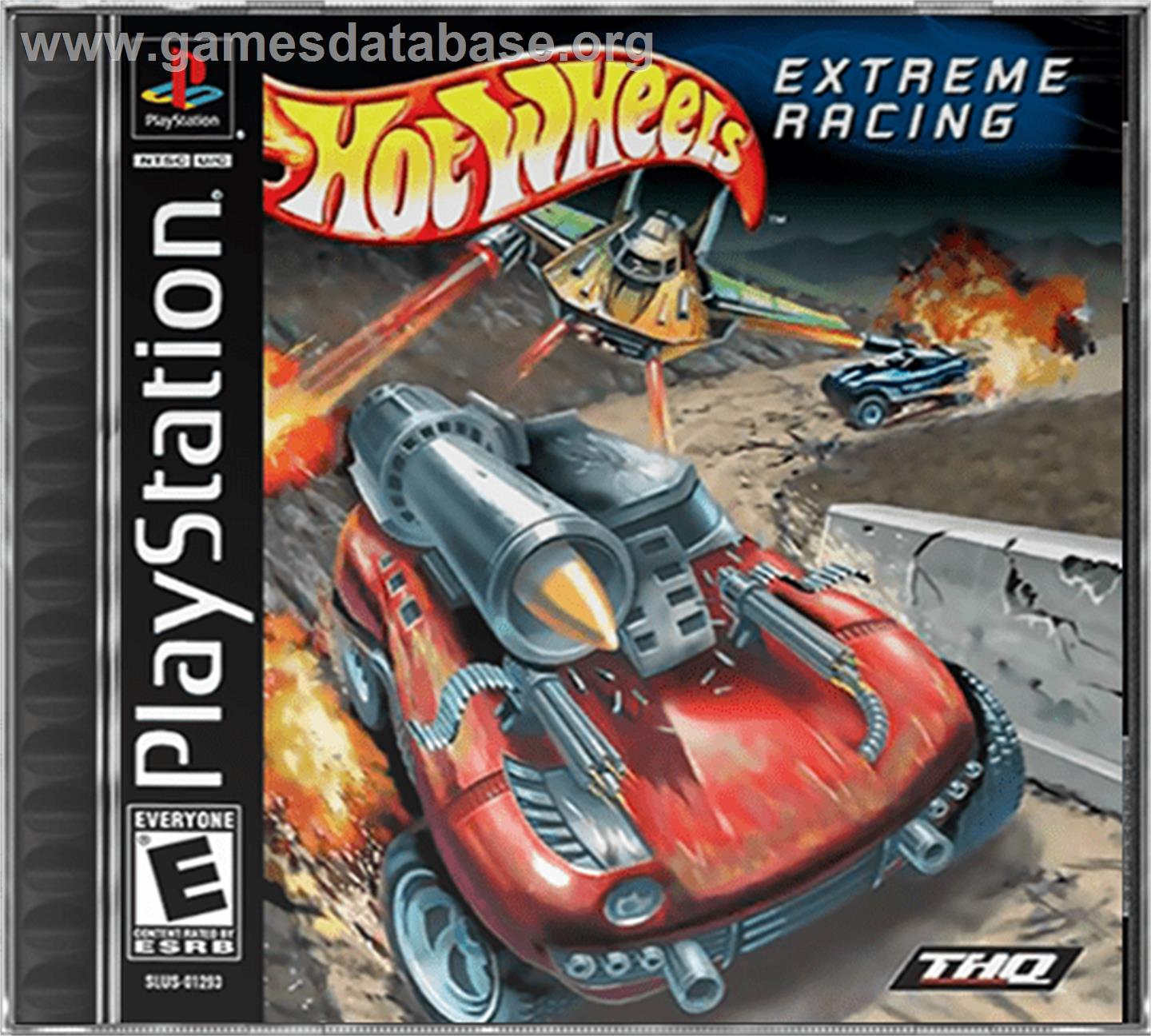Hot Wheels: Extreme Racing - Sony Playstation - Artwork - Box
