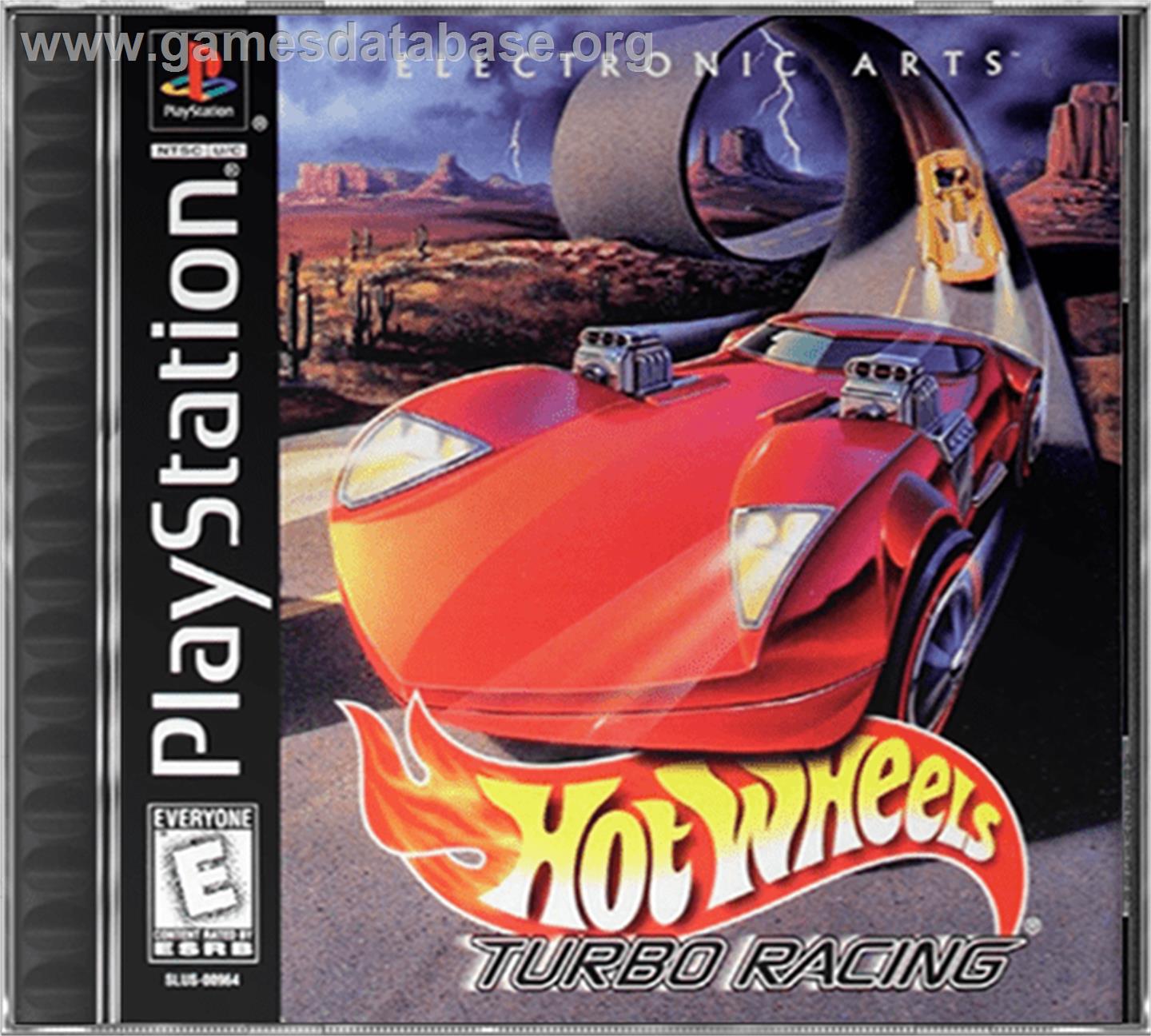 Hot Wheels: Turbo Racing - Sony Playstation - Artwork - Box