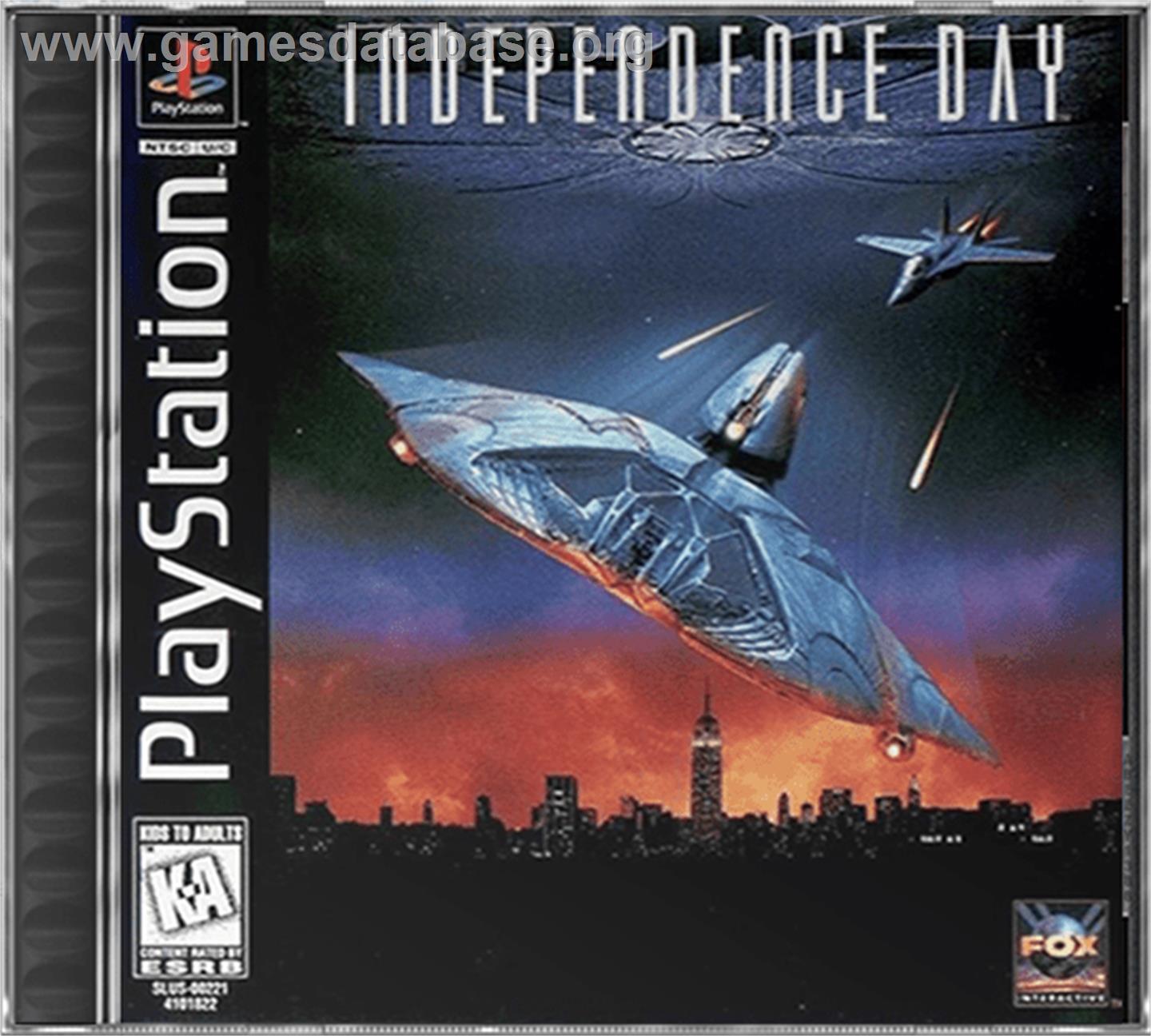 Independence Day - Sony Playstation - Artwork - Box