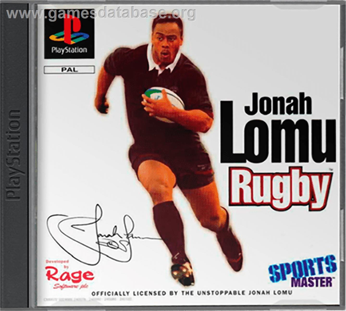 Jonah Lomu Rugby - Sony Playstation - Artwork - Box