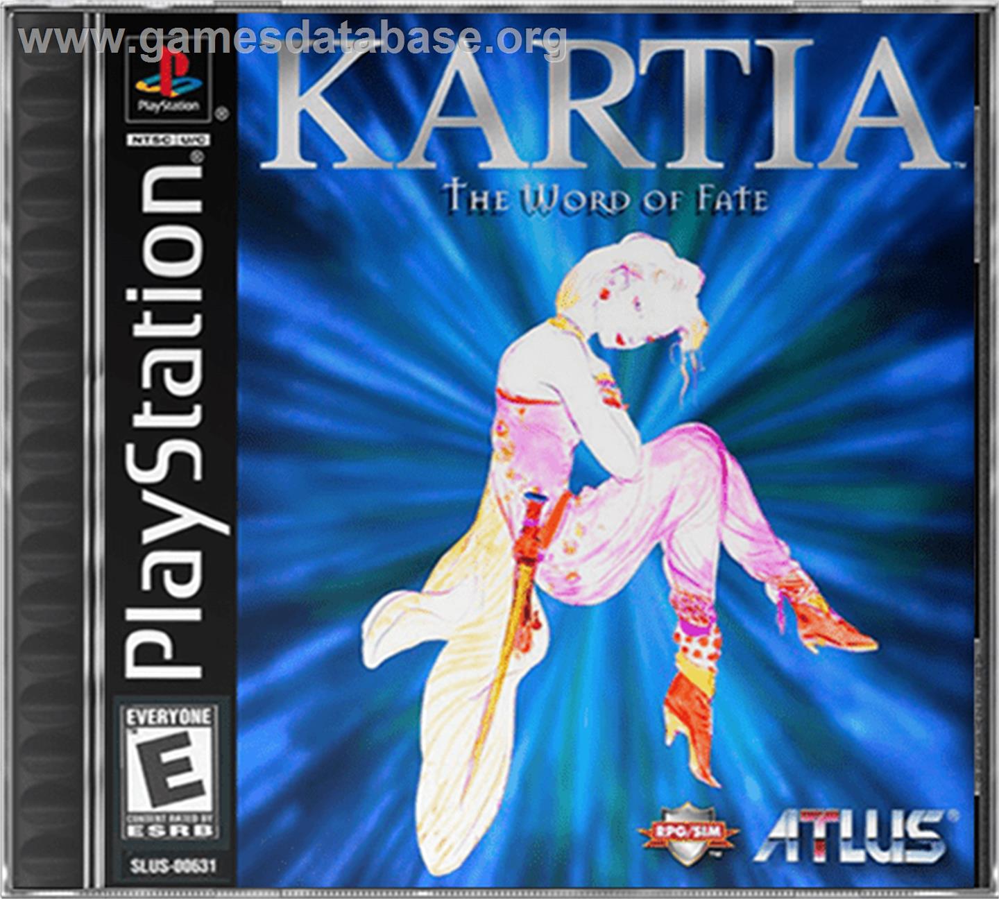 Kartia: The Word of Fate - Sony Playstation - Artwork - Box