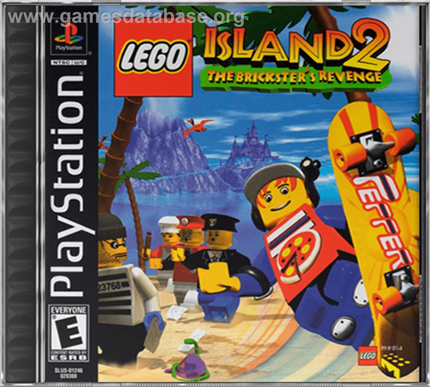 LEGO Island 2: The Brickster's Revenge - Sony Playstation - Artwork - Box
