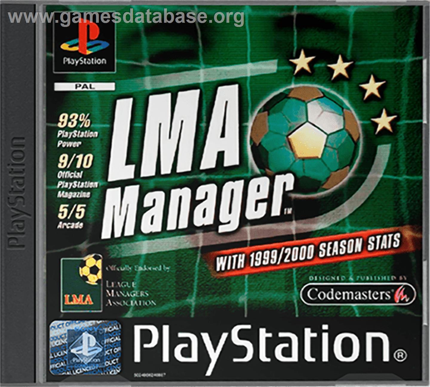 LMA Manager - Sony Playstation - Artwork - Box