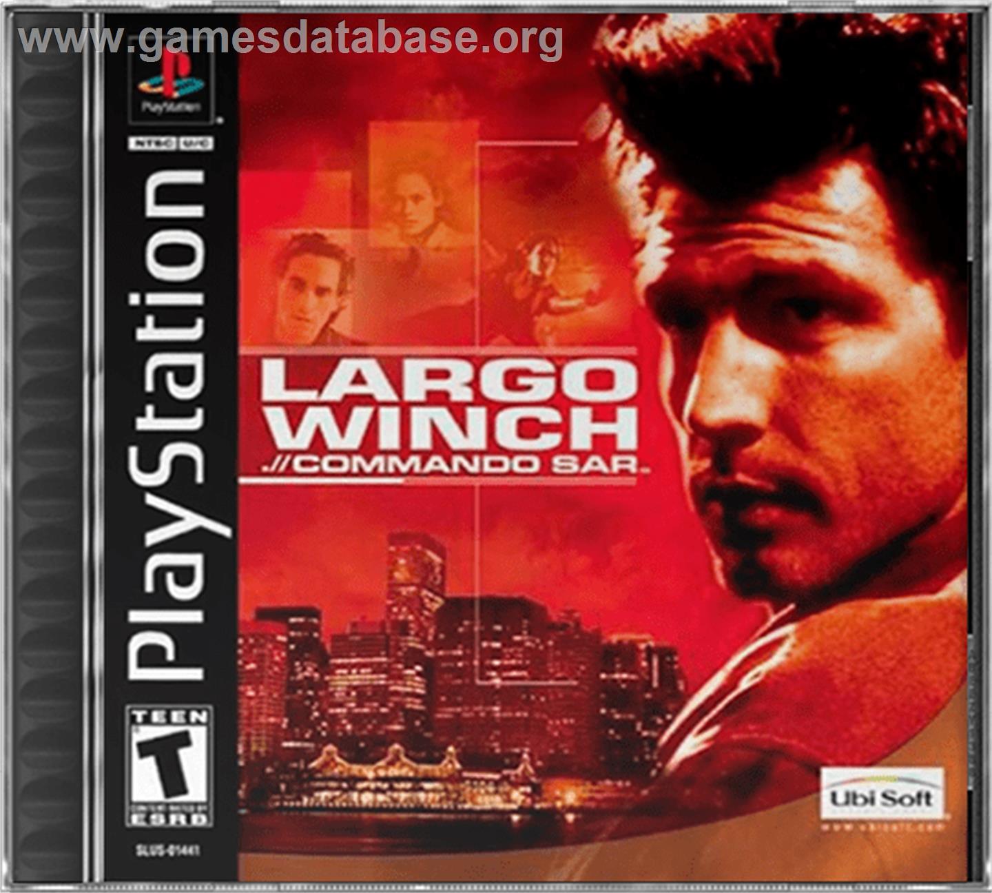 Largo Winch .// Commando SAR - Sony Playstation - Artwork - Box