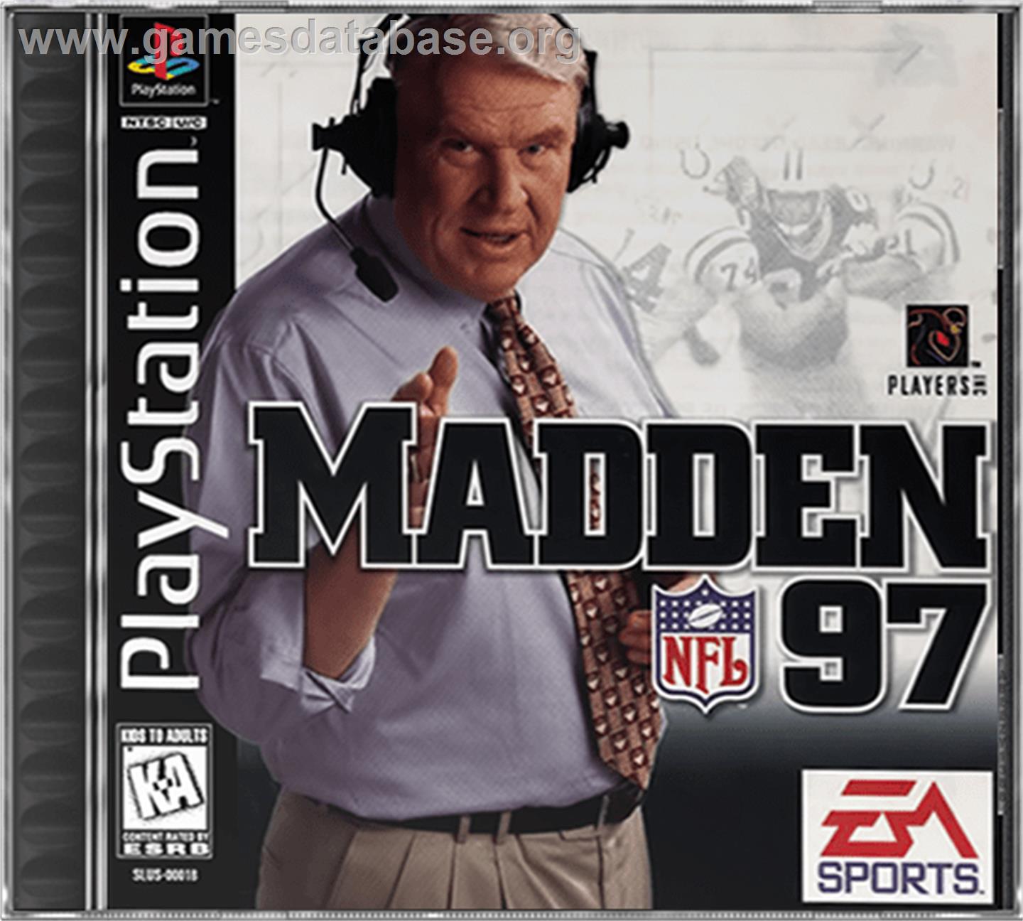 Madden NFL 97 - Sony Playstation - Artwork - Box
