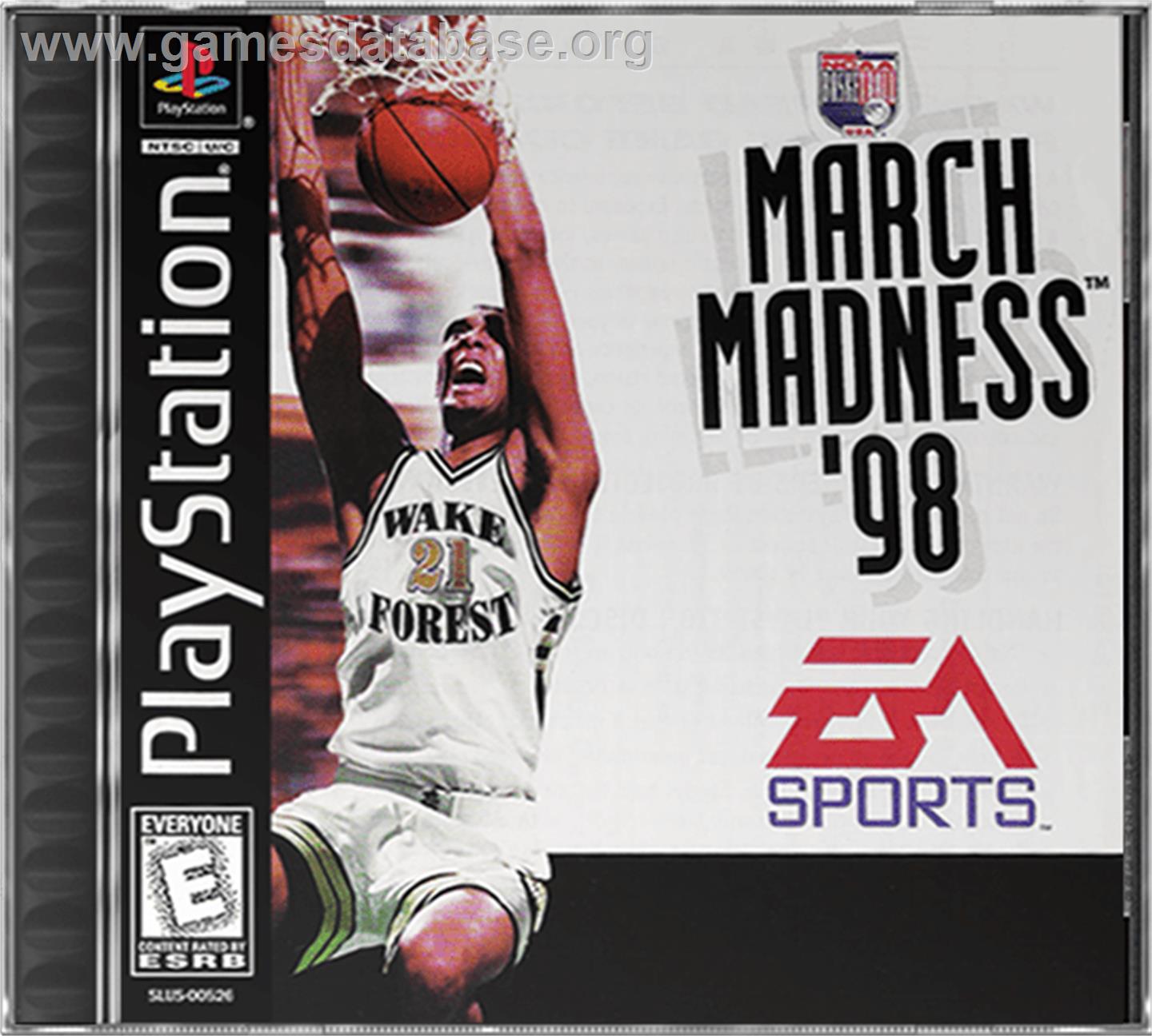 March Madness '98 - Sony Playstation - Artwork - Box