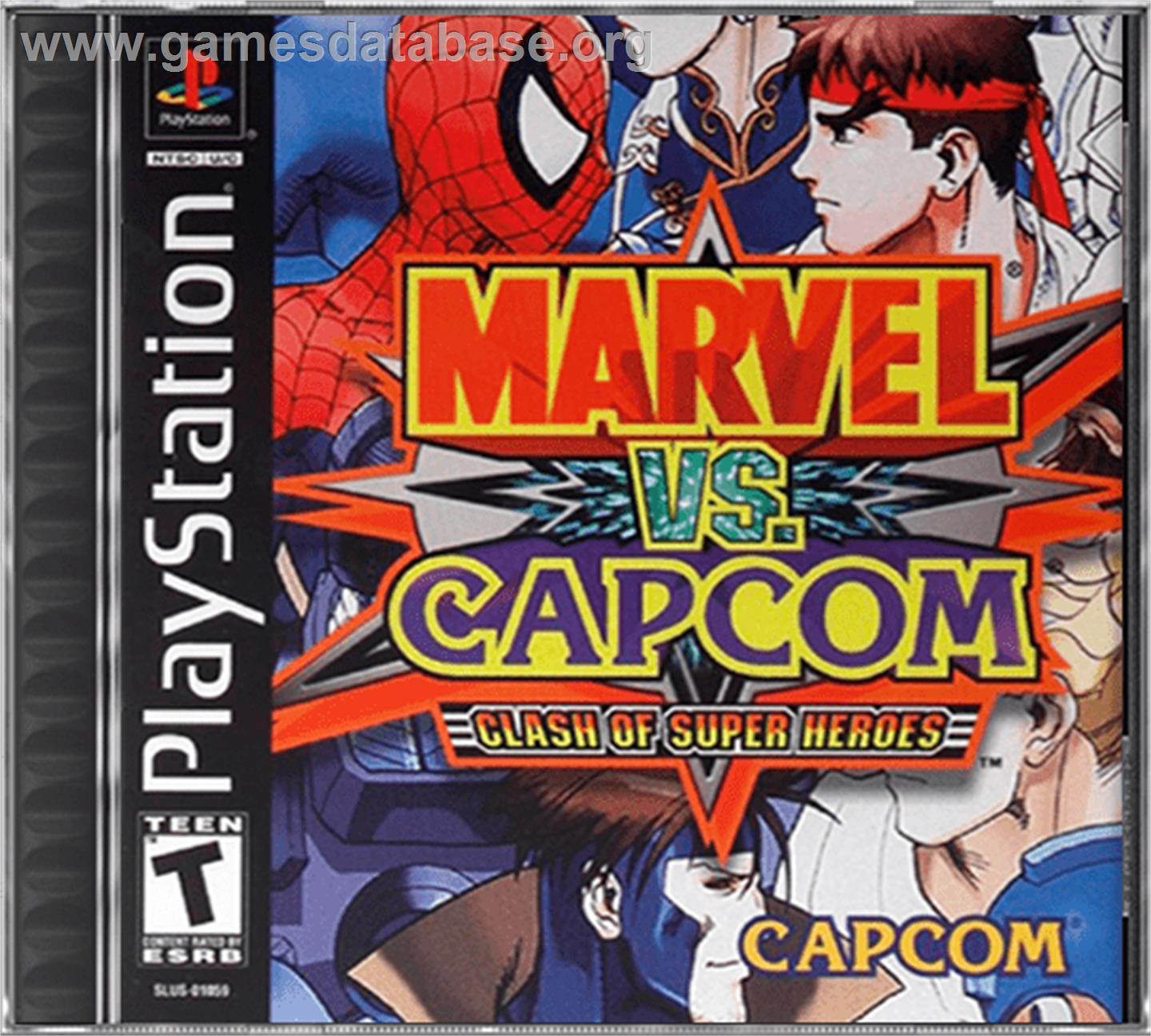 Marvel vs. Capcom: Clash of Super Heroes - Sony Playstation - Artwork - Box