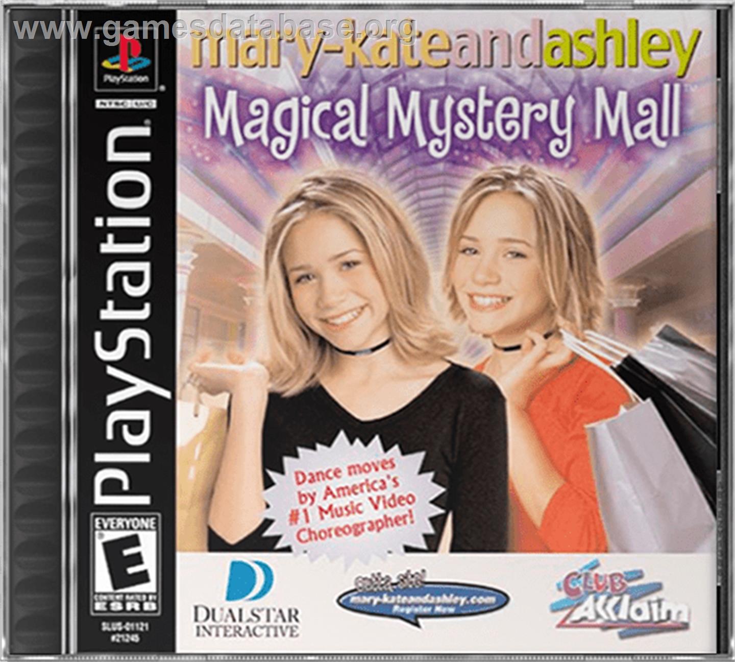 Mary-Kate And Ashley: Magical Mystery Mall - Sony Playstation - Artwork - Box