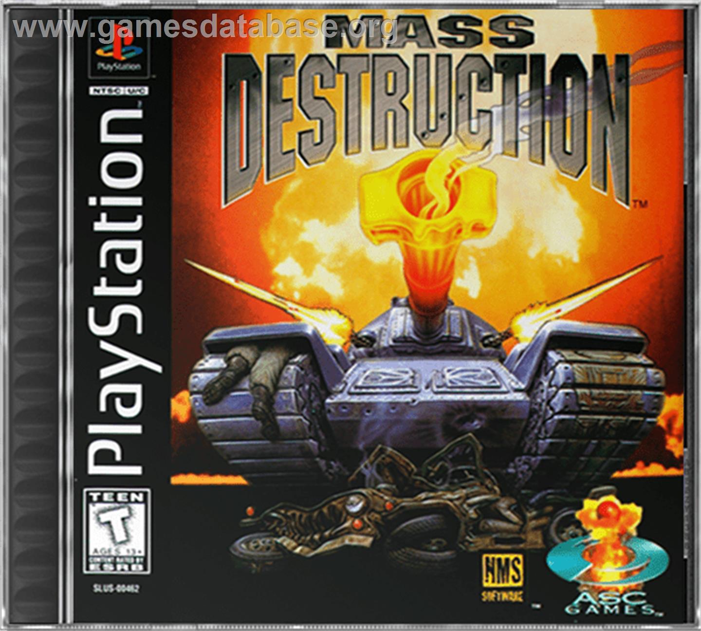 Mass Destruction - Sony Playstation - Artwork - Box
