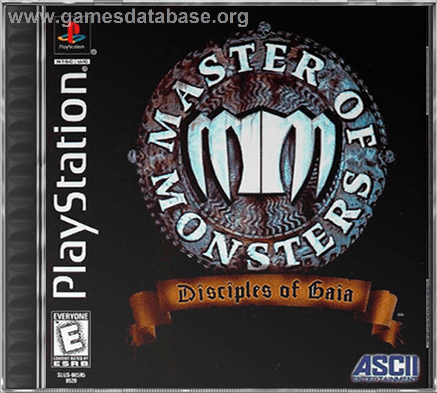 Master of Monsters: Disciples of Gaia - Sony Playstation - Artwork - Box