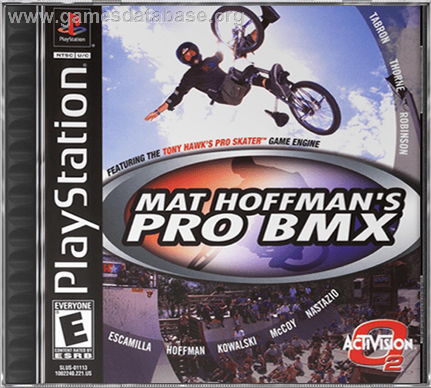 Mat Hoffman's Pro BMX - Sony Playstation - Artwork - Box